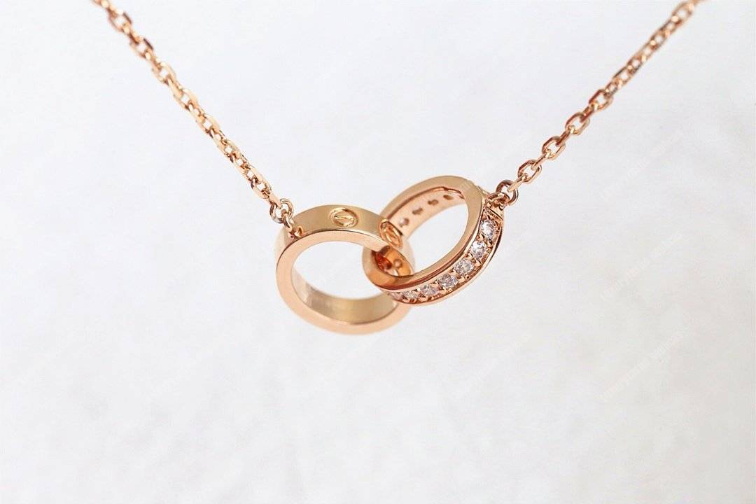 Cartier Love Diamonds Necklace Replica
