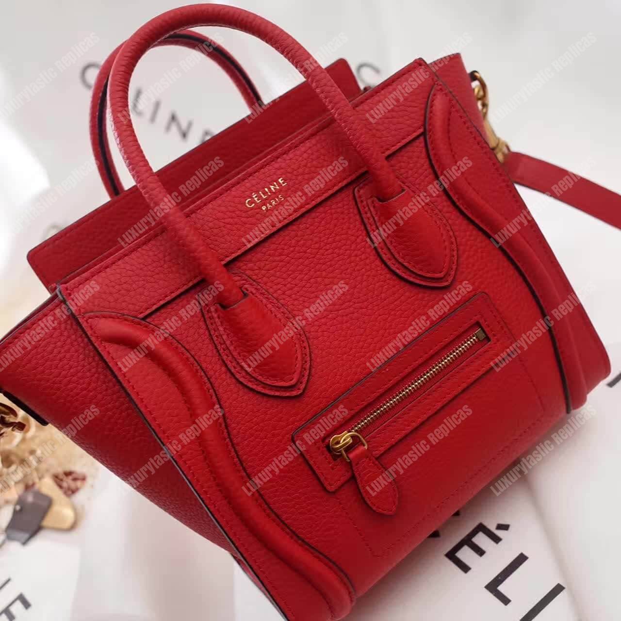 Ce**e nano luggage tote red