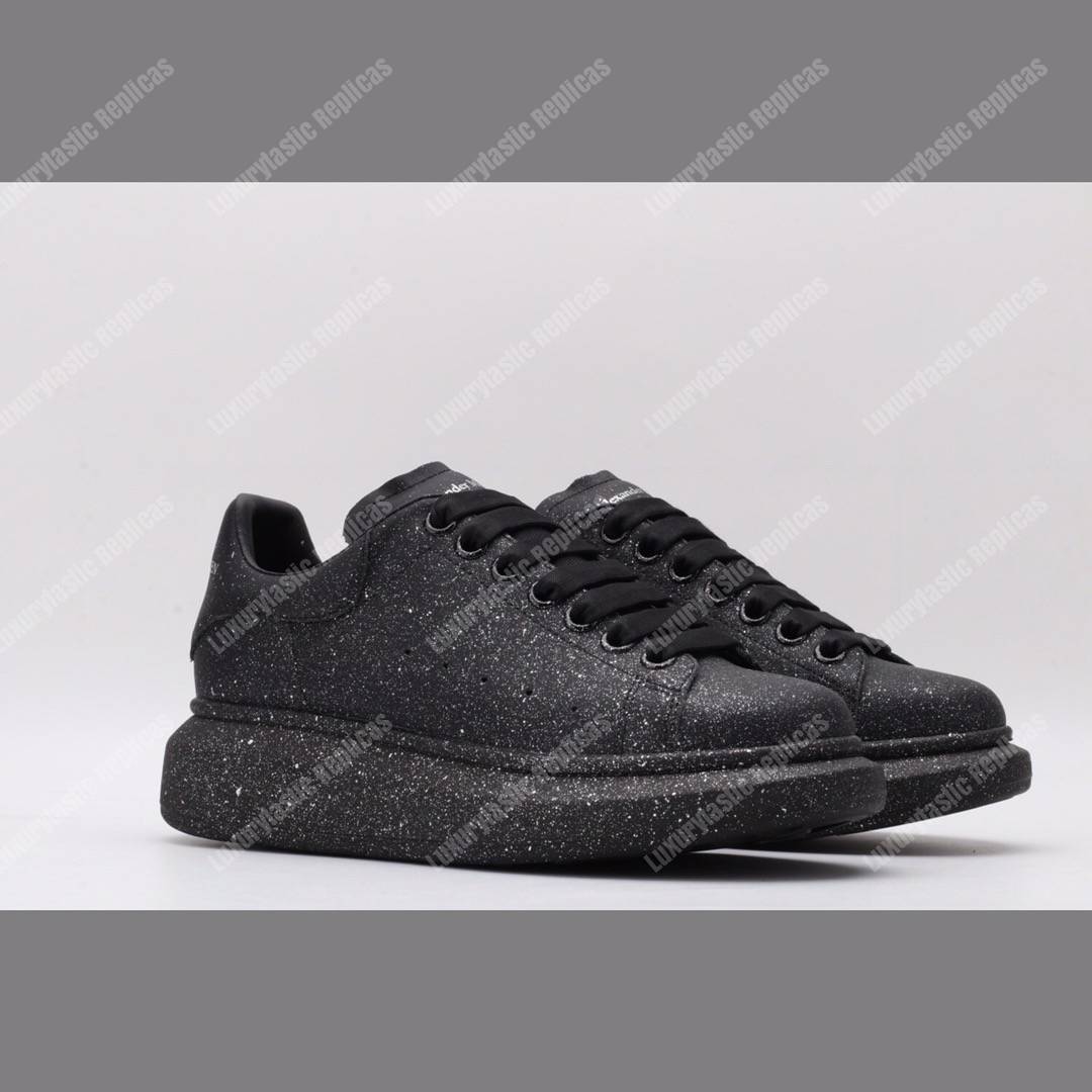 Alexander McQueen Oversized Sneaker Glittered Black