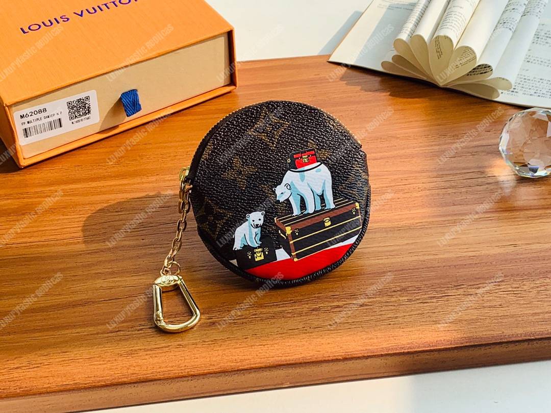 LV Round Coin Purse Monogram Canvas