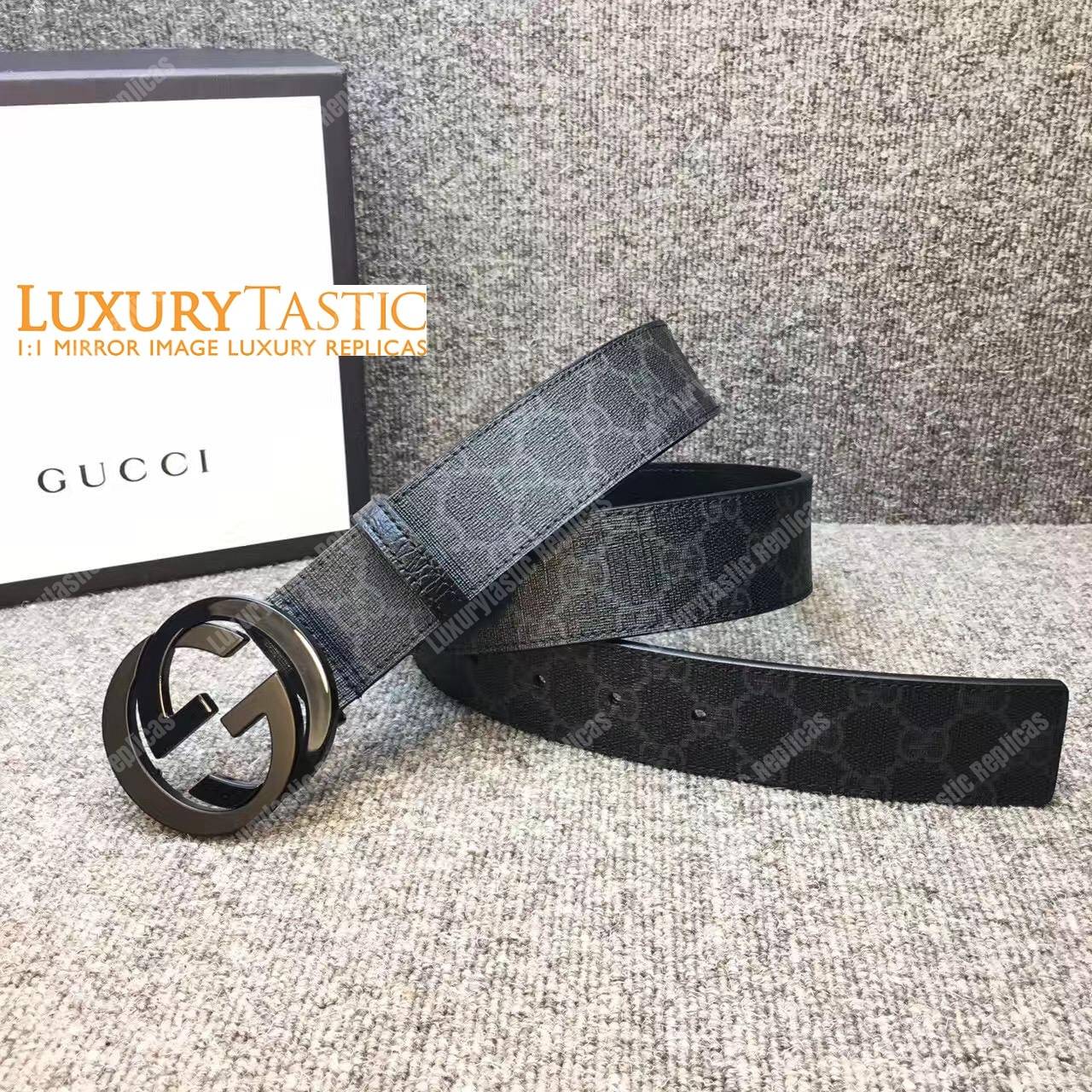 gg Sup*e belt with g buckle