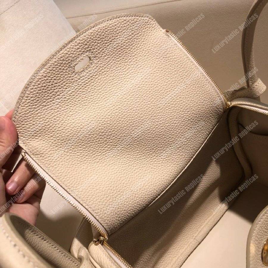 H**mes lindy 26 bag clemence argile
