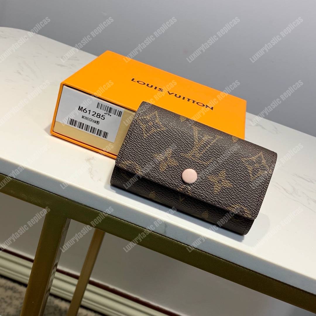 LV 6 Key Holder Monogram Canvas Smoothie Pink
