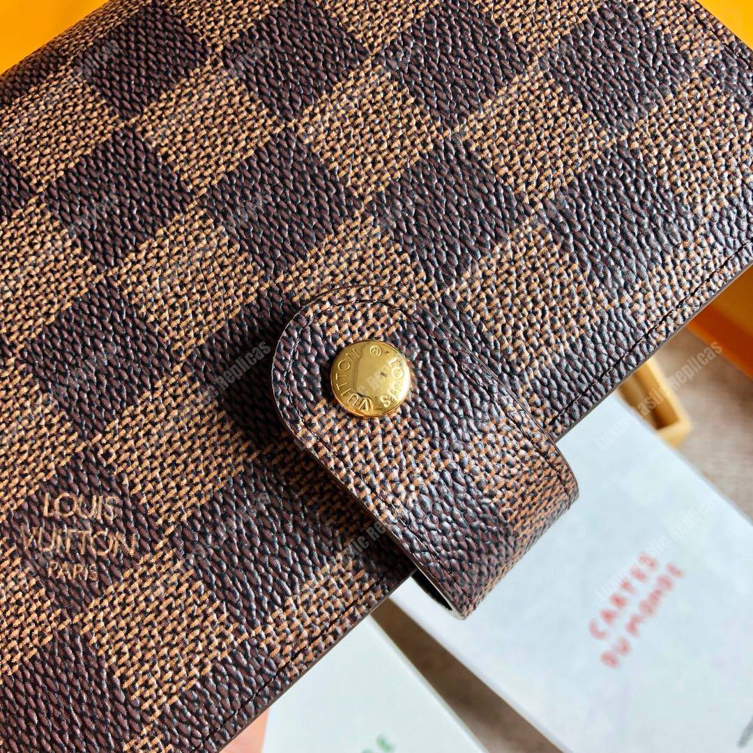 LV Small Ring Agenda Cover Damier Ebene