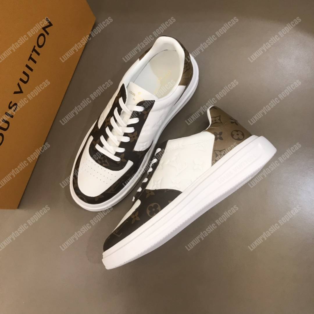 LV Rivoli Sneaker Monogram Brown Lining