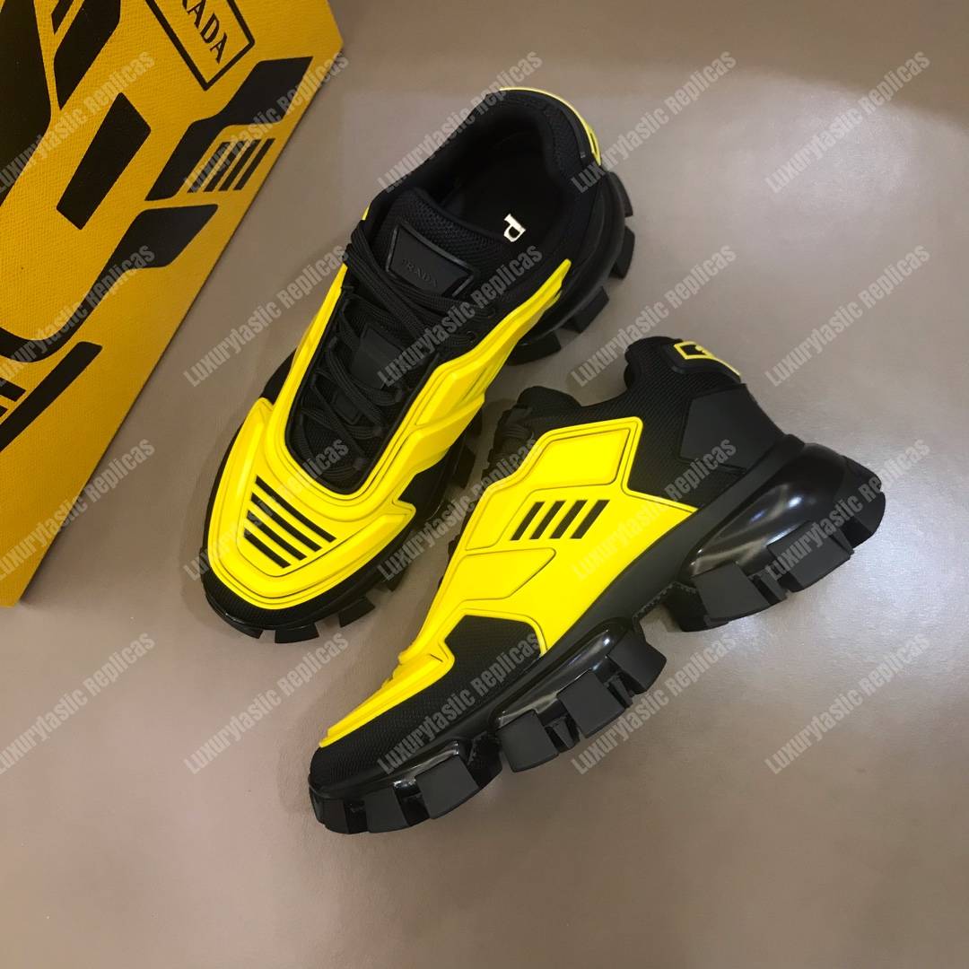 Pra*a cloudbust thunder knit sneakers yellow