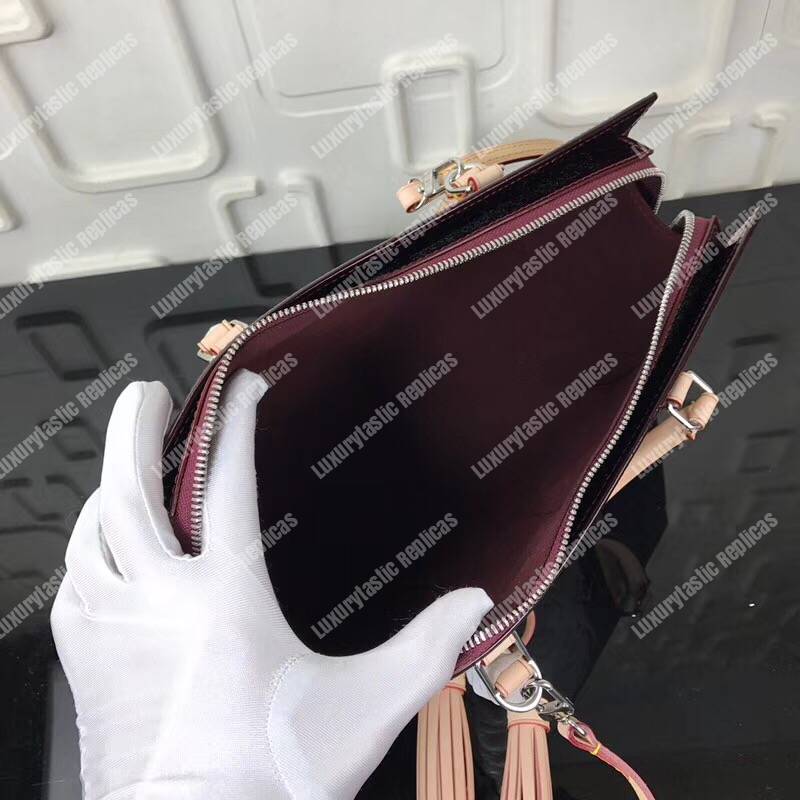 LV Monogram Vernis Neo Triangle Bag Amethyste