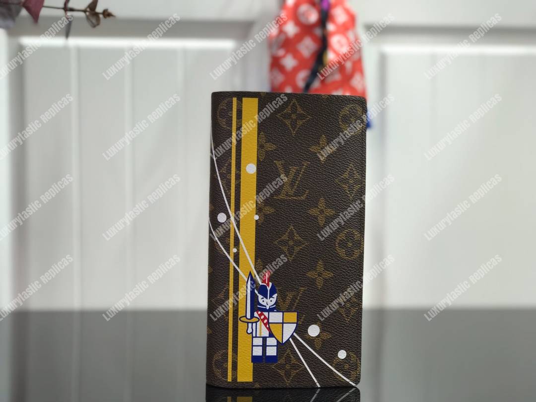 LV Knights Brazza Wallet Monogram Canvas