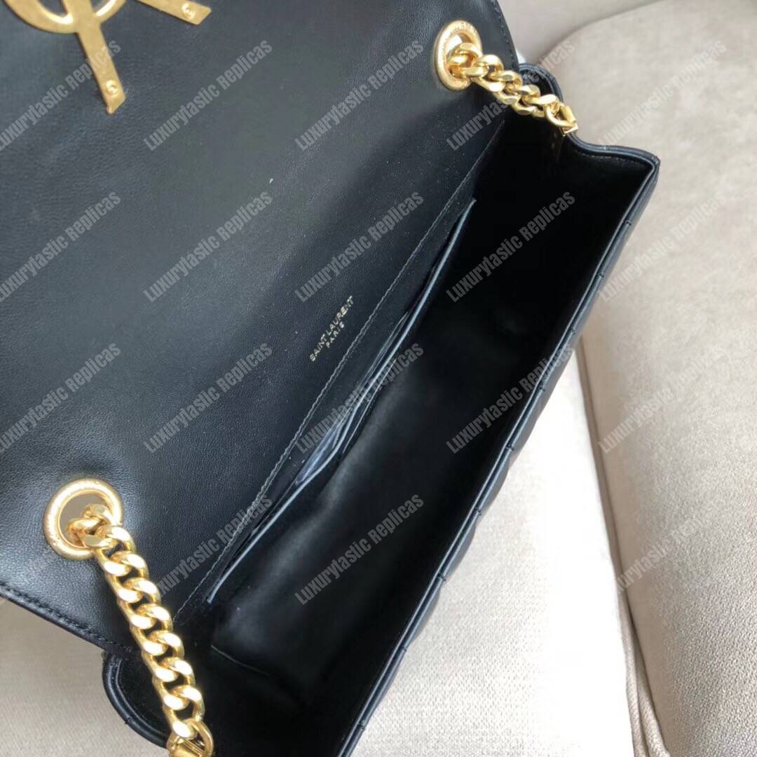Saint Laurent Vicky Large Black