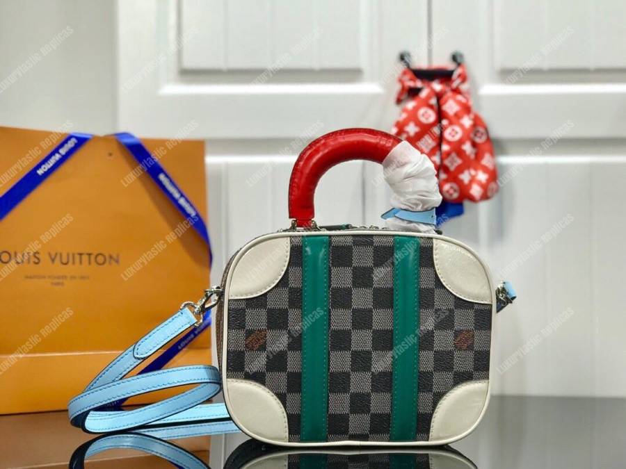 LV Mini Luggage BB Damier Black and White