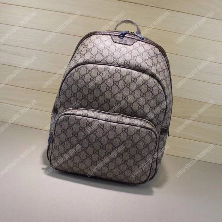 G*u*i gg sup*e backpack beige/ebony canvas