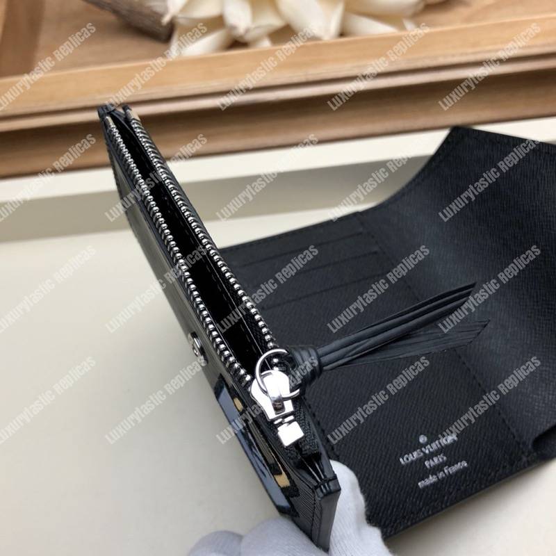 LV Special Edition Victorine Wallet Epi leather in Black