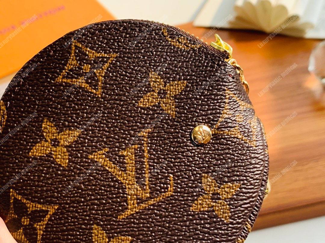 LV Round Coin Purse Monogram Canvas