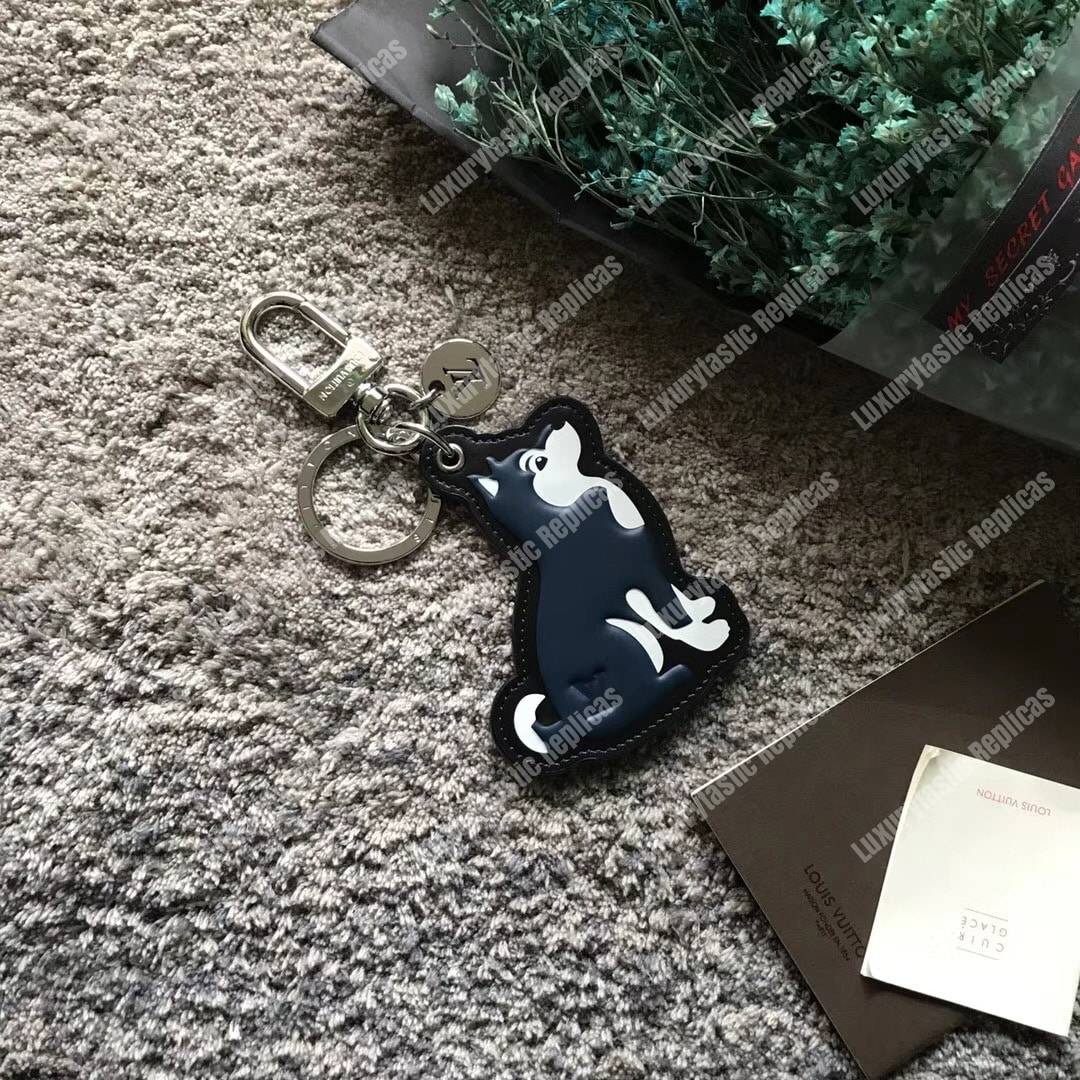 LV Dog Bag Charm And Key Holder