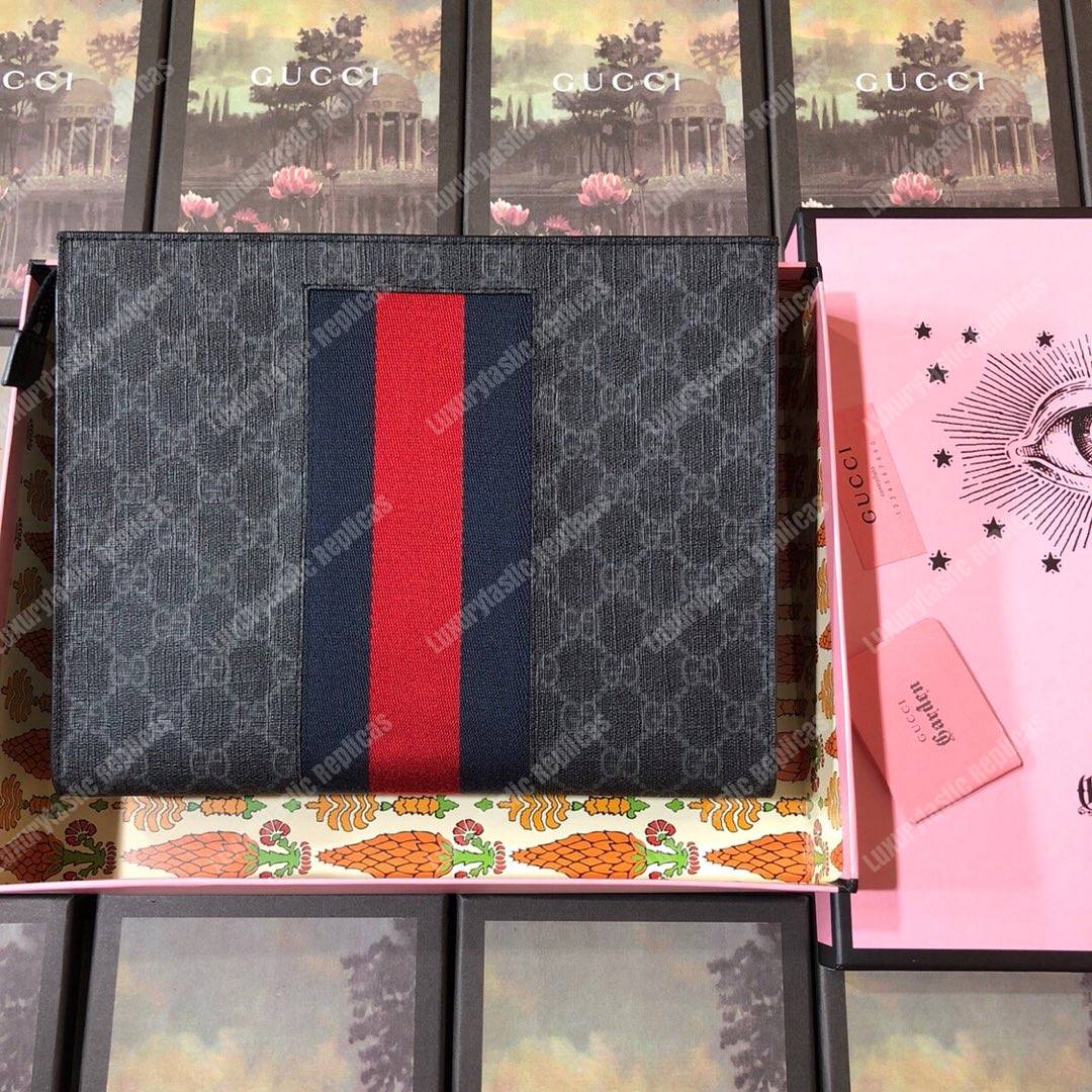 G*u*i gg black pouch gg sup*e
