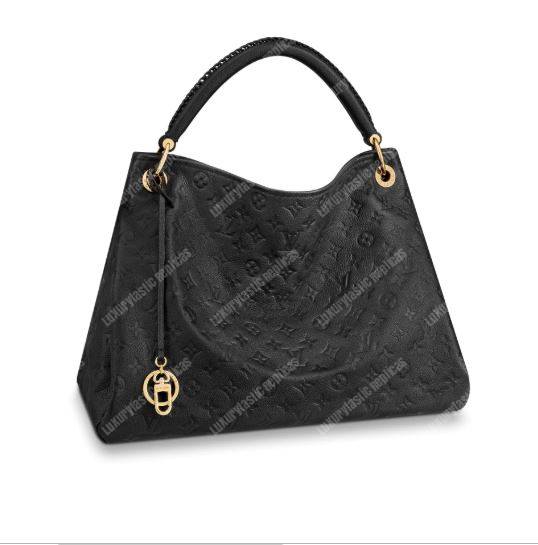 LV Artsy MM Monogram Empreinte Leather Noir