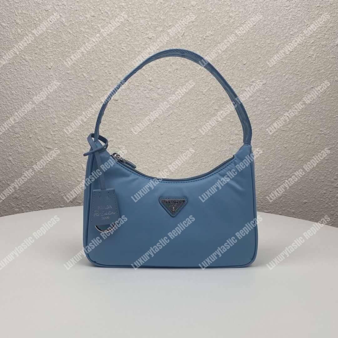 Pra*a re-edition 2000 nylon mini-bag periwinkle