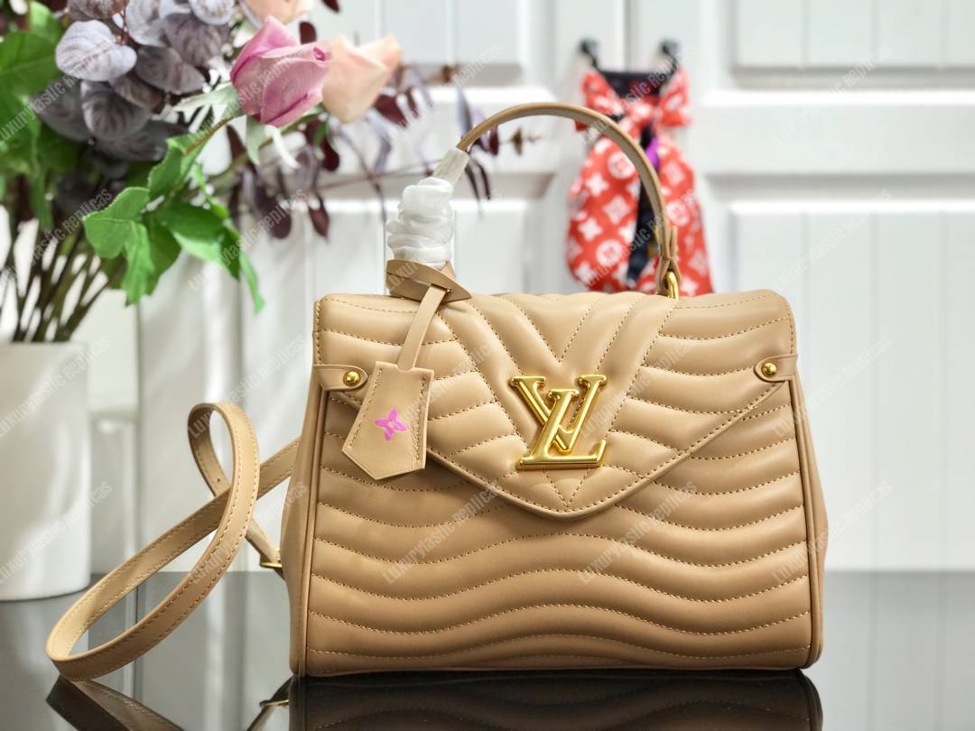 LV New Wave Tophandle Handbag Hazelnut
