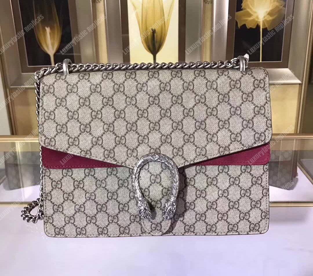 G*u*i dionysus gg sup*e shoulder bag beige pink