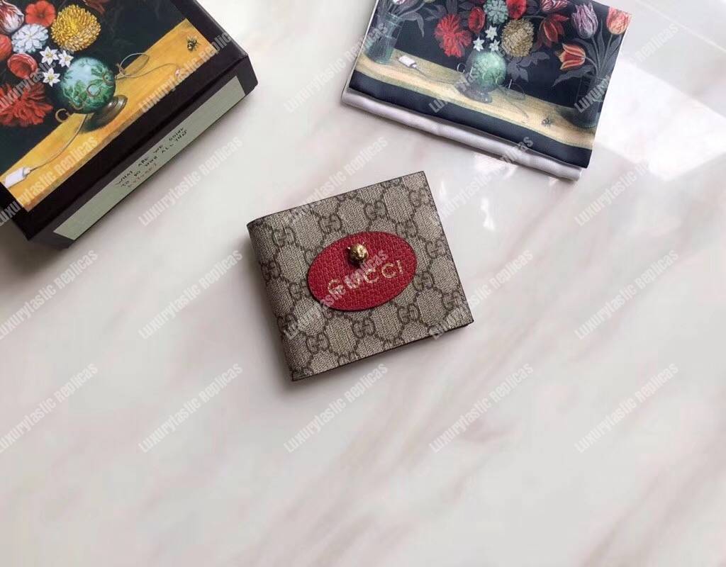 G*u*i neo vintage gg sup*e wallet red