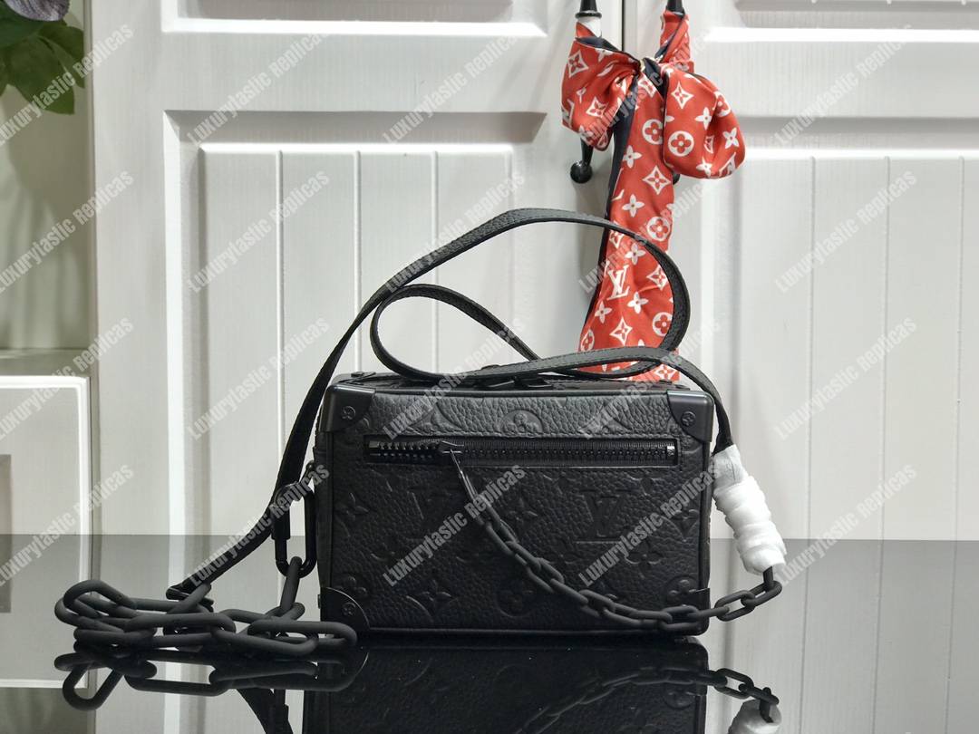 LV Mini Soft Trunk Taurillon Leather Black