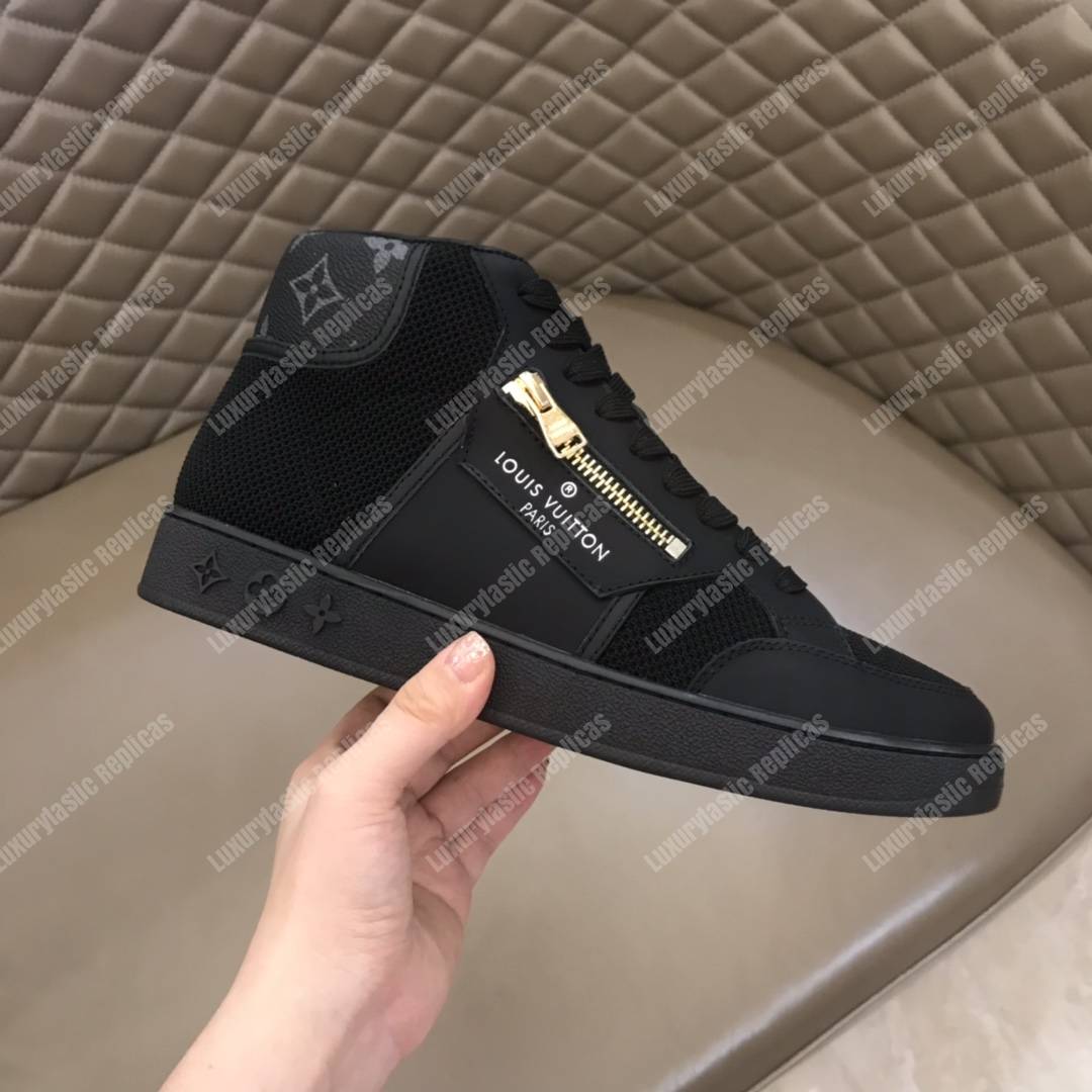 LV Rivoli Trainer Boots Black
