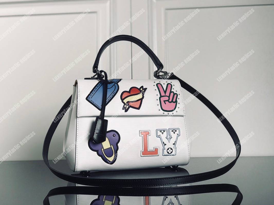 LV Cluny BB Epi Leather Luxury Trunkmaker White