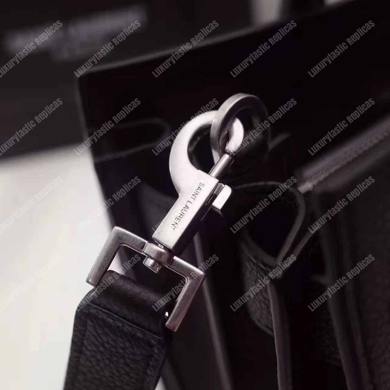 Saint Laurent Sac De Jour Baby Grained Leather Black