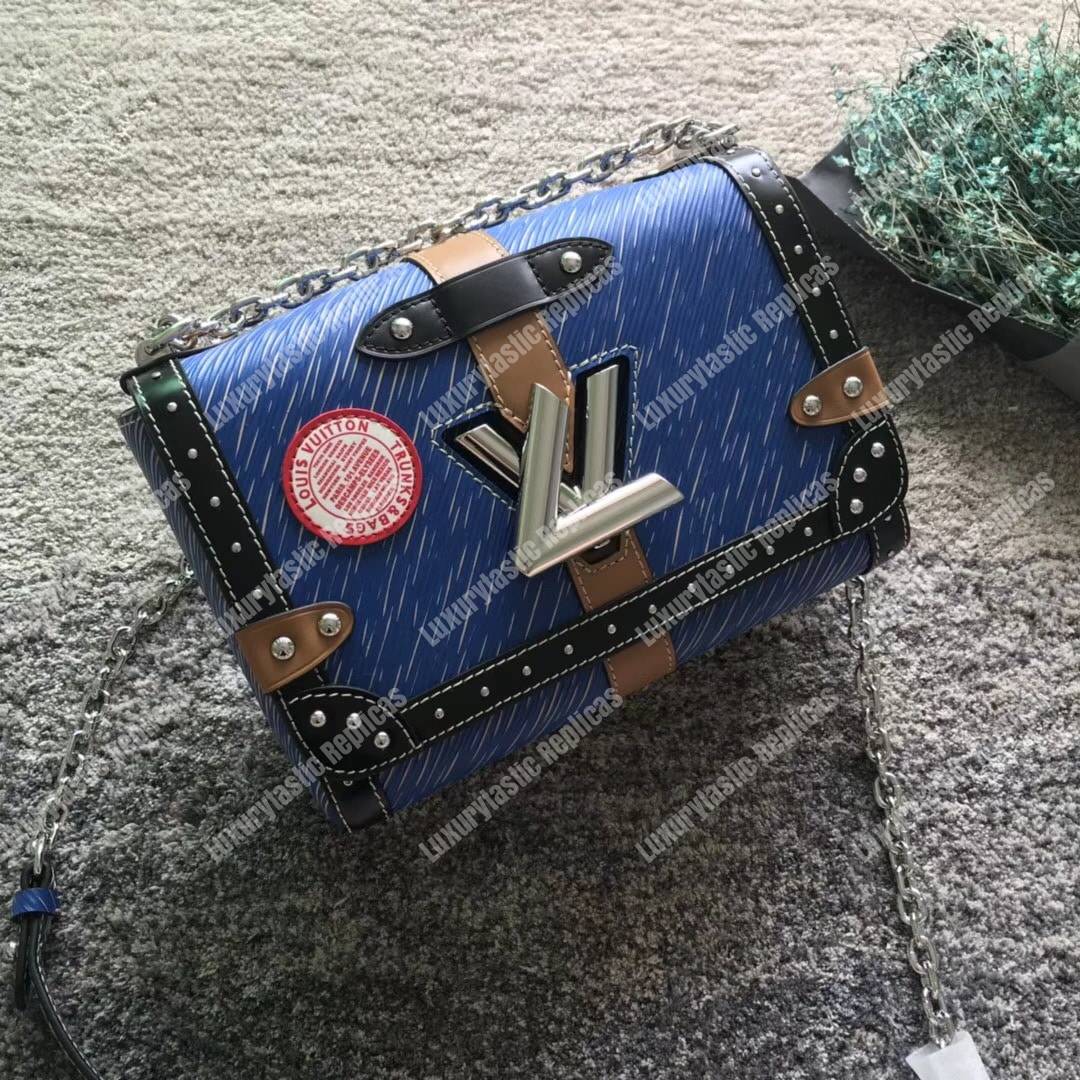 LV Twist MM Epi Leather Denim