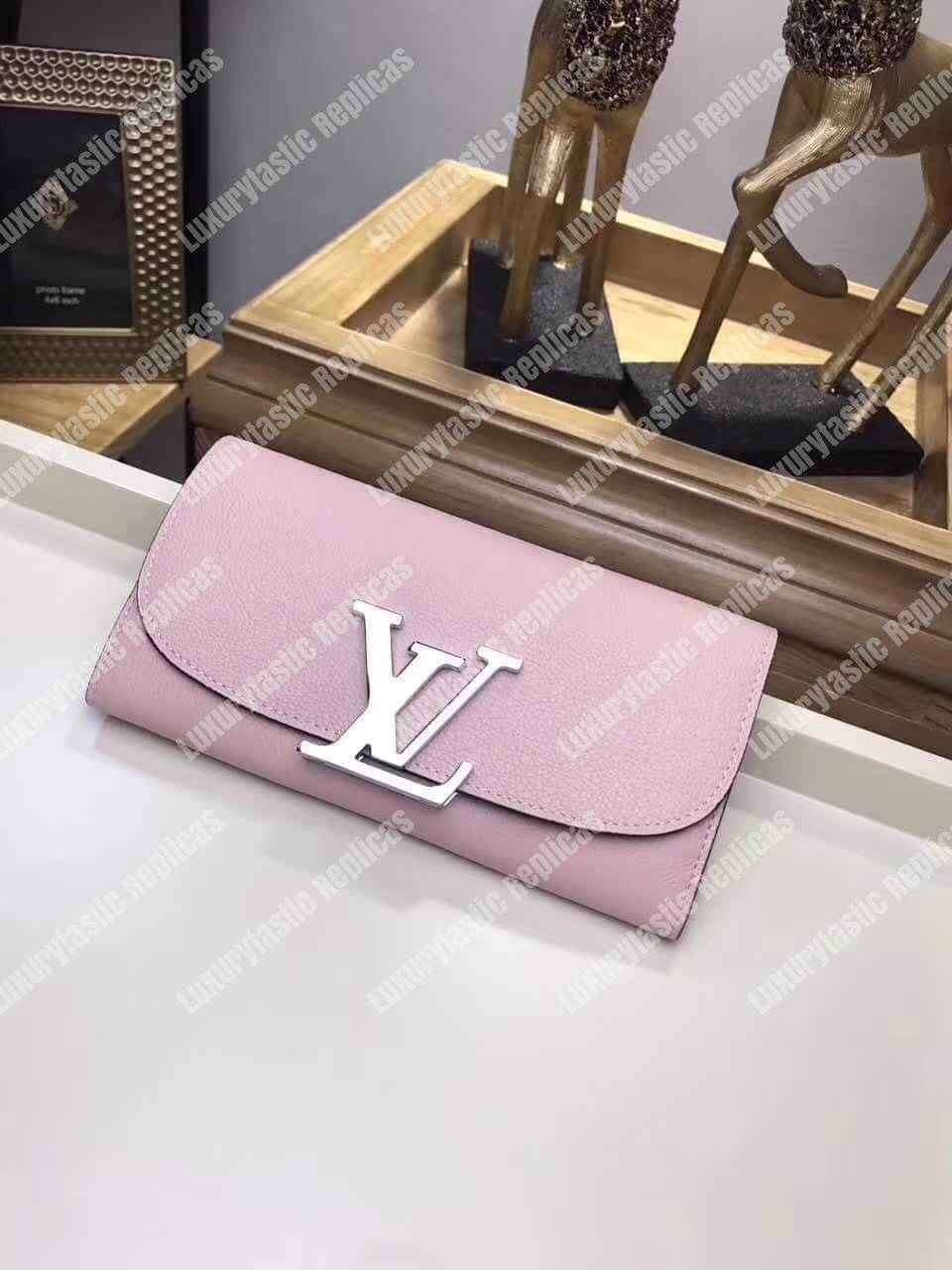 LV Vivienne LV Long Wallet Rose Ballerine