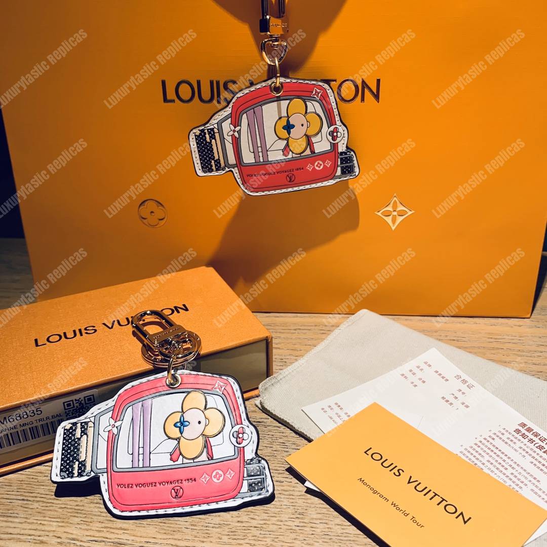 LV Vivienne Xmas Bag Charm And Key Holder