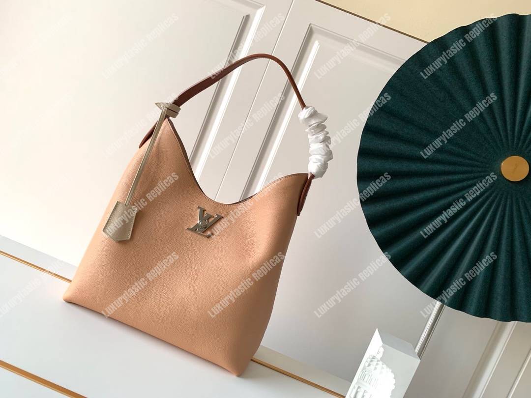 LV Lockme Hobo Beige