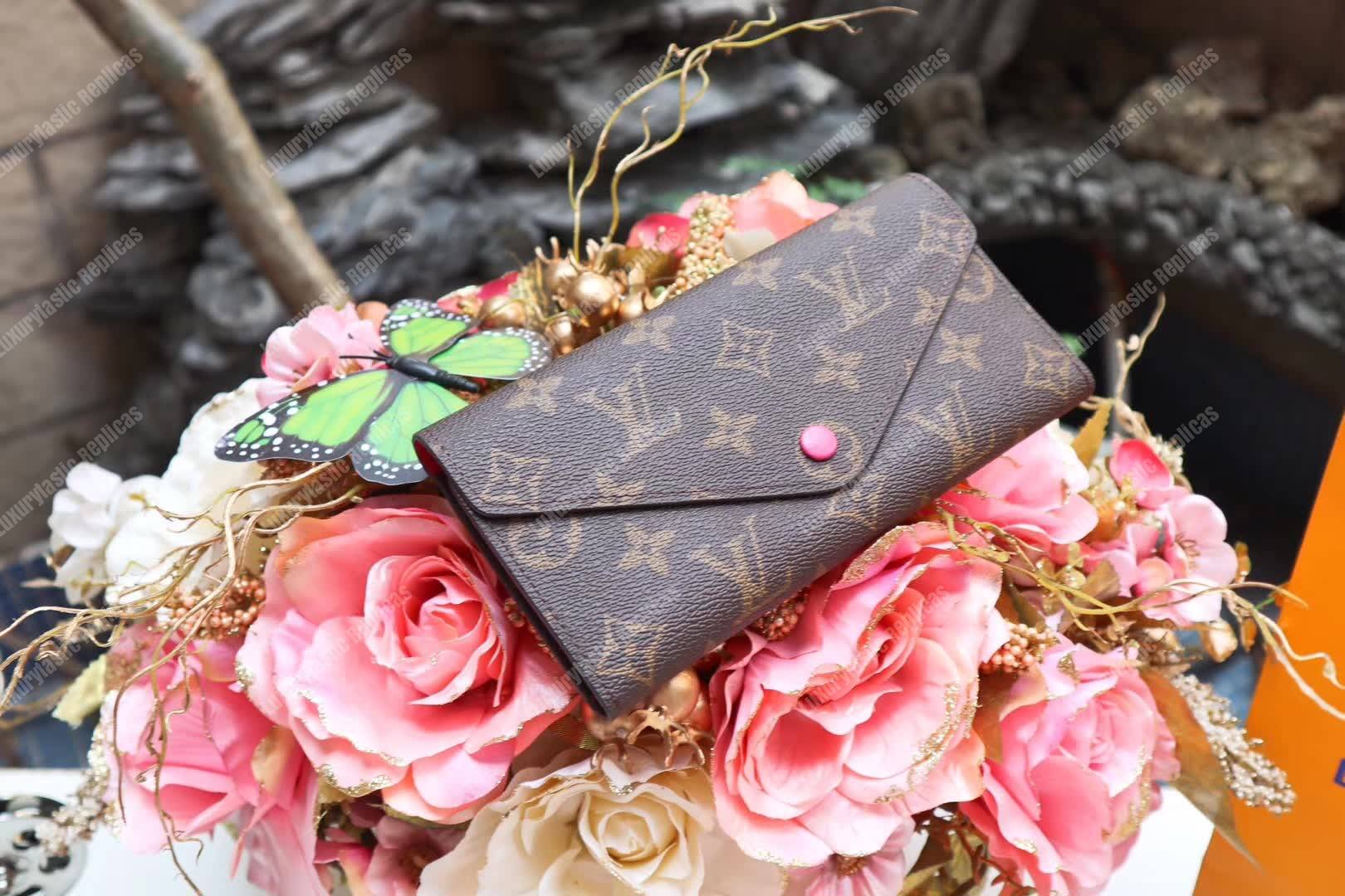 LV Epi Vaneau MM Bag Epi Leather Rose Ballerine