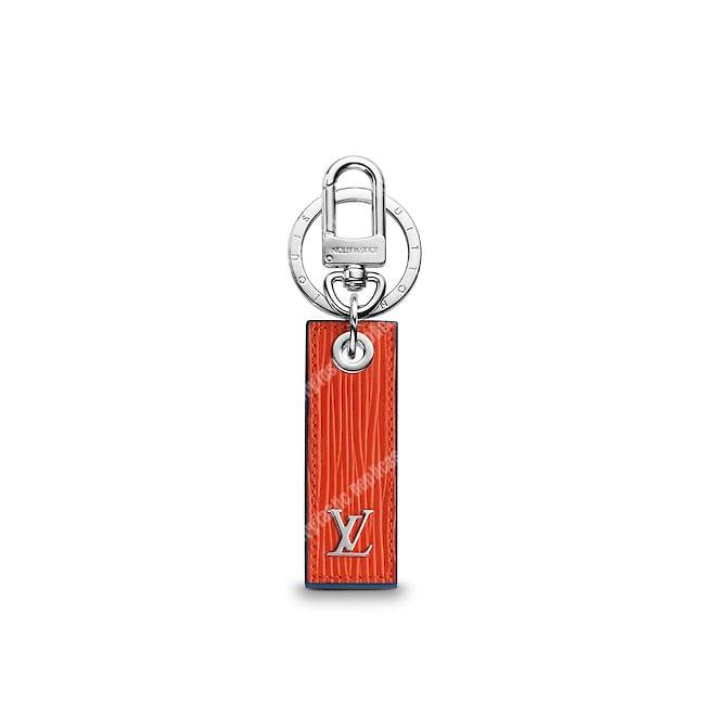 LV Epi Mix Bag Charm and Key Holder Orange