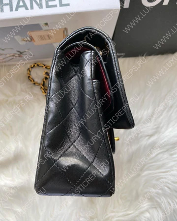 Ch*el classic flap bag black a58600
