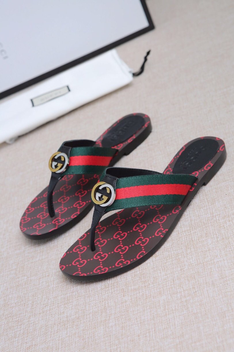 G*u*i gg web sandals black kaki/red 612138
