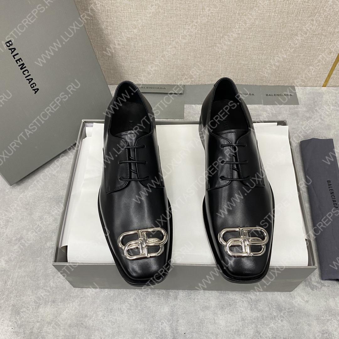 Ba*len*cia*ga oxfords black 701393w