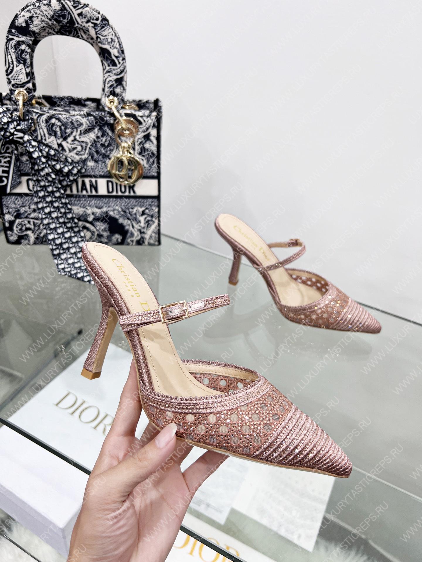 D*or capture heeled mule pink kcp927sry