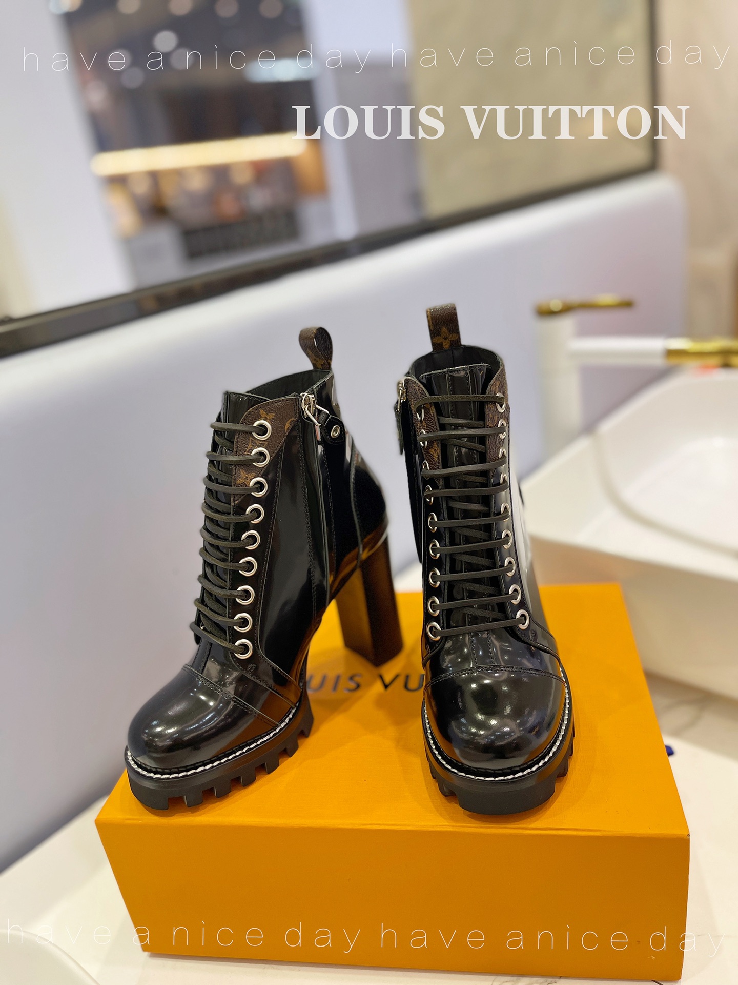 l**is V*t*n star trail ankle boot black 1ab2xh