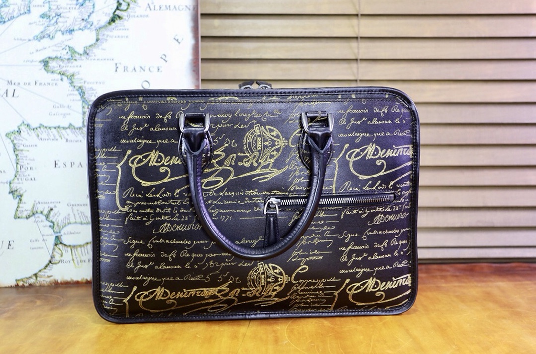 BERLUTI JOUR MINI SCRITTO BRIEFCASE BLACKGREY AND GOLDEN 1_JOUR_MINI_NEO-V2